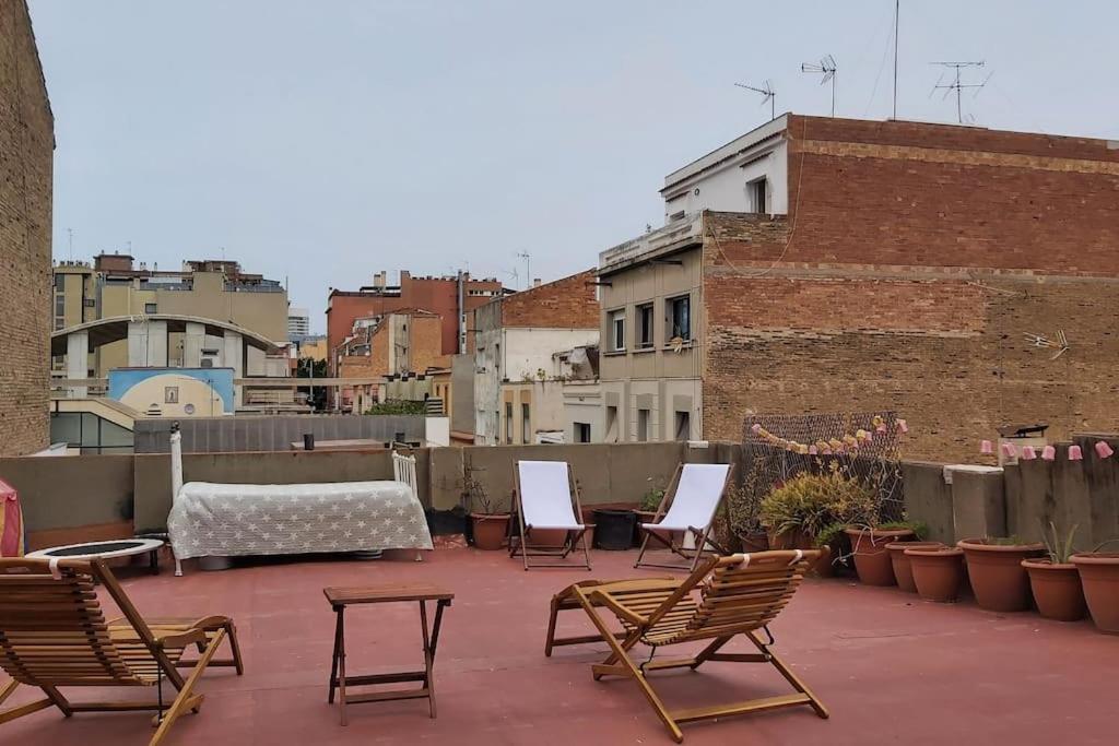 Small Room In Sants With Huge Terrace Барселона Екстер'єр фото