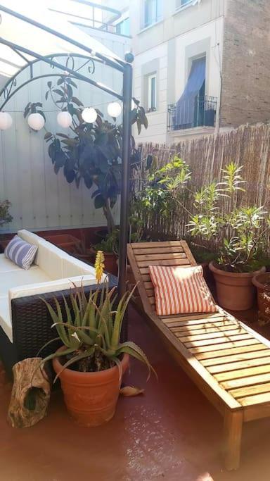 Small Room In Sants With Huge Terrace Барселона Екстер'єр фото